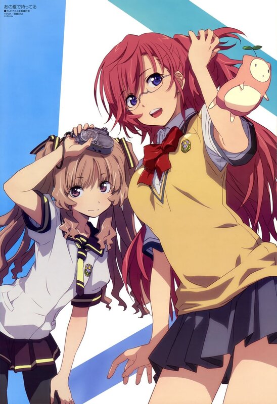 Two Schoolgirls with Camera