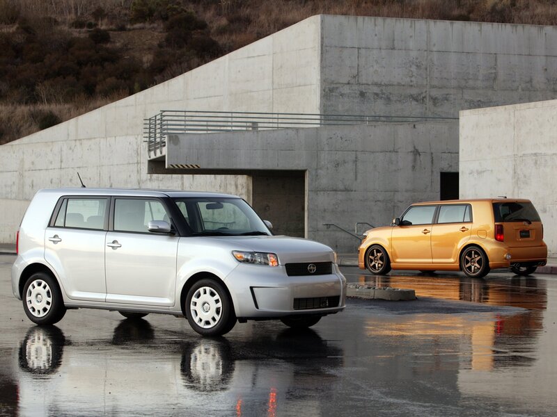 Two Scion XB Cars — Silver