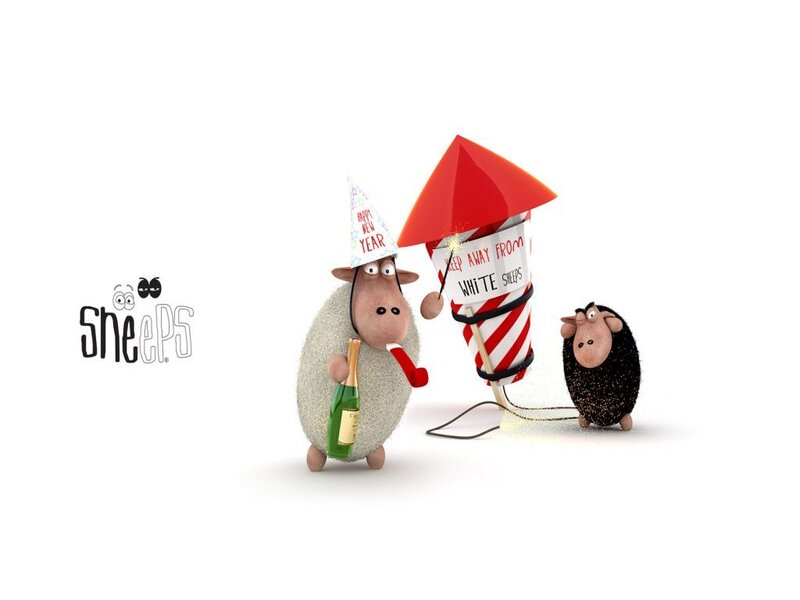 Two Sheep Characters