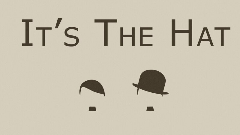 Two Silhouettes with Hats