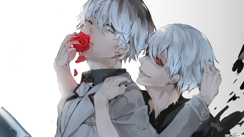 Two Silver-haired Characters — Gray, Dramatic