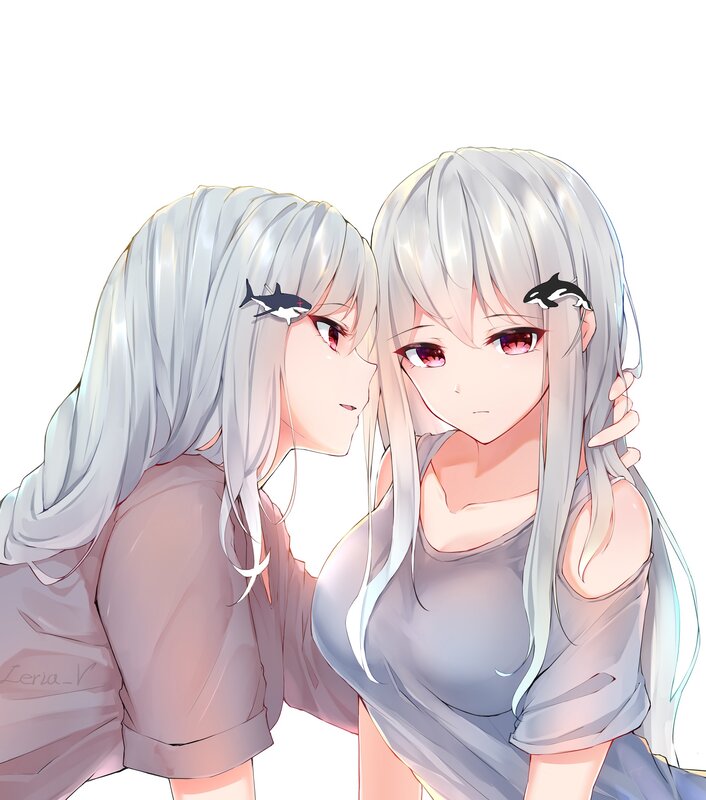 Two Silver-haired Girls — Silver