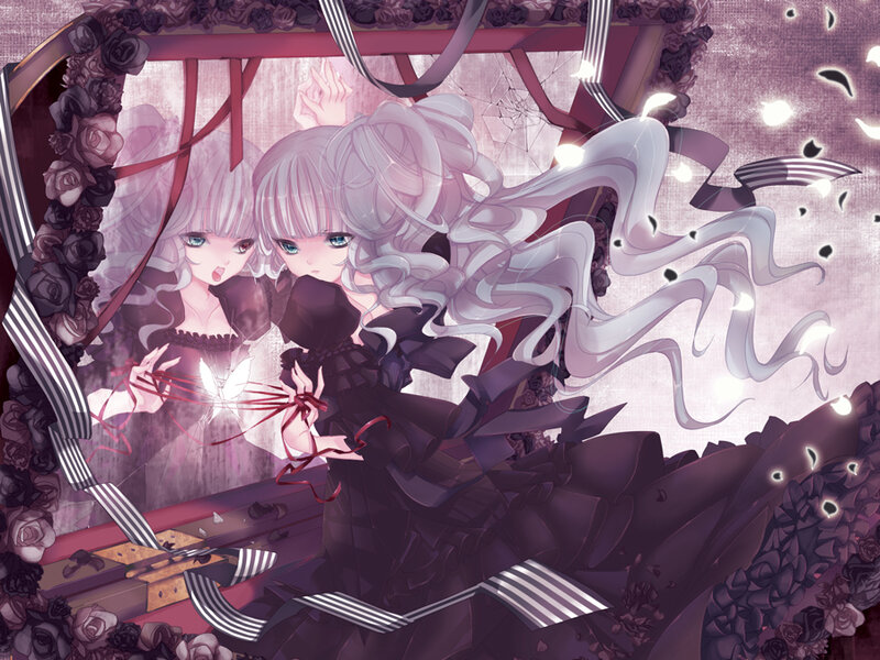 Two Silver-haired Girls