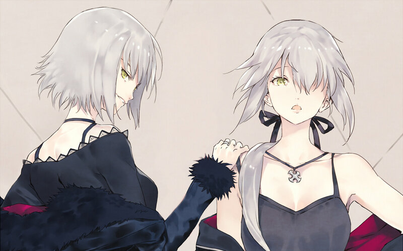 Two Silver-haired Women — Gray