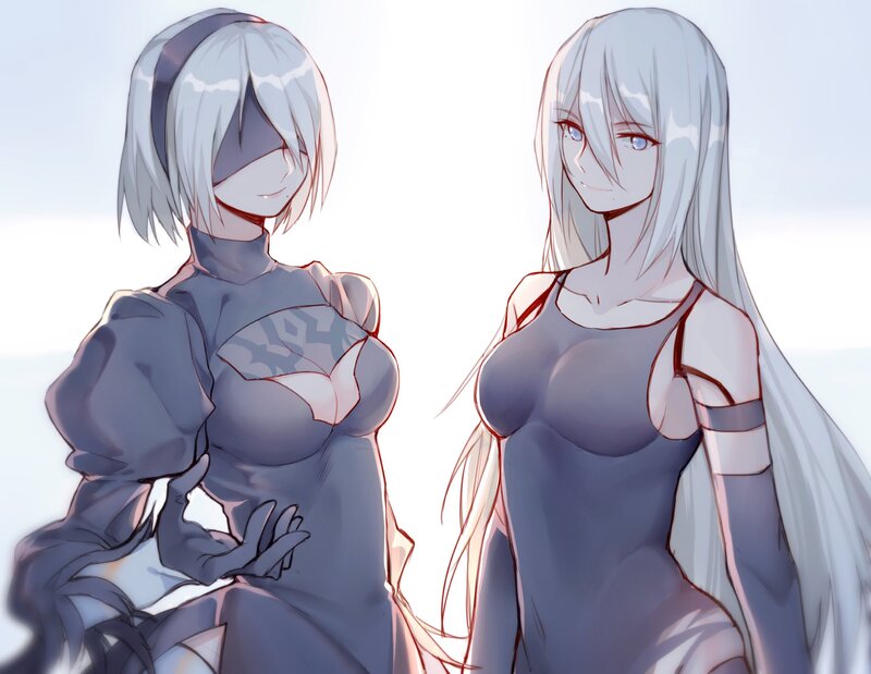 Two Silver-haired Women