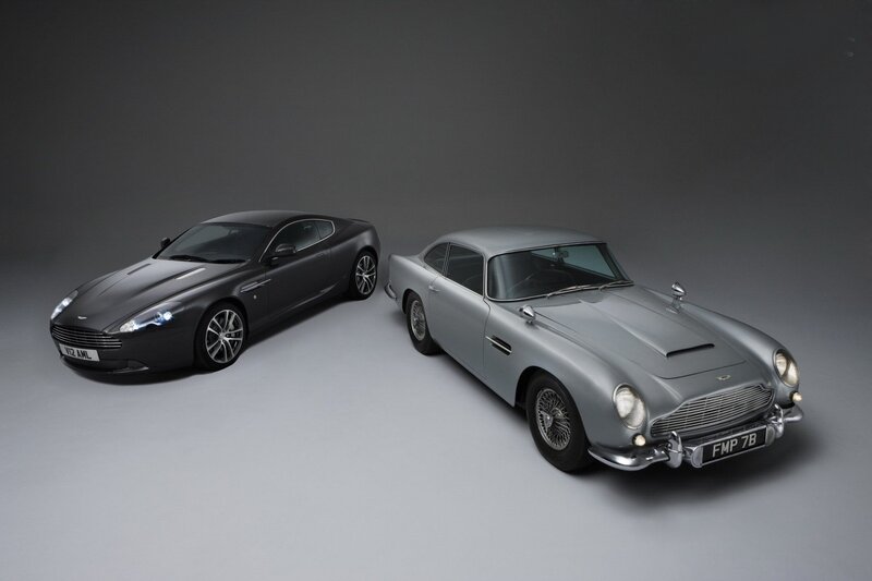 Two Silver Sports Cars — Dramatic