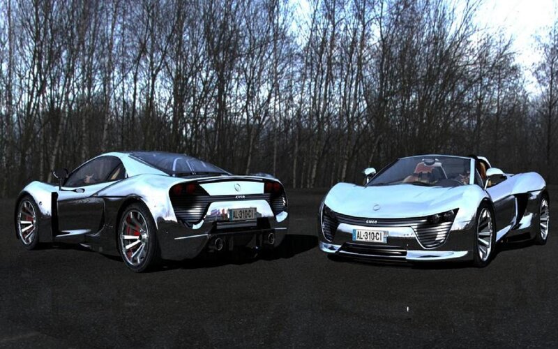 Two Silver Sports Cars — Neutral