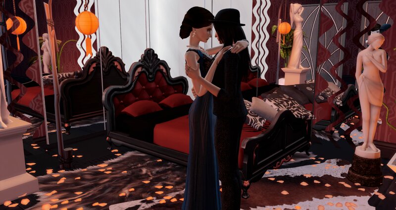 Two Sims Dancing