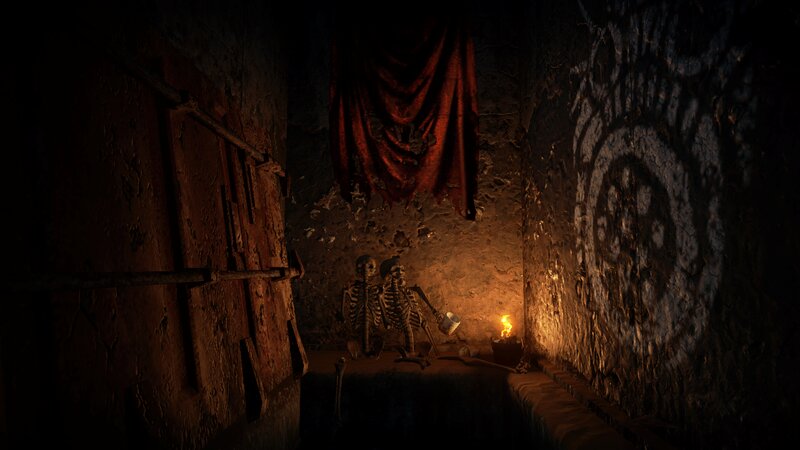 Two Skeletons in a Dungeon