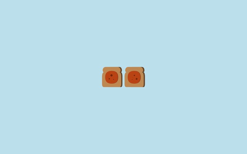 two slices of toast