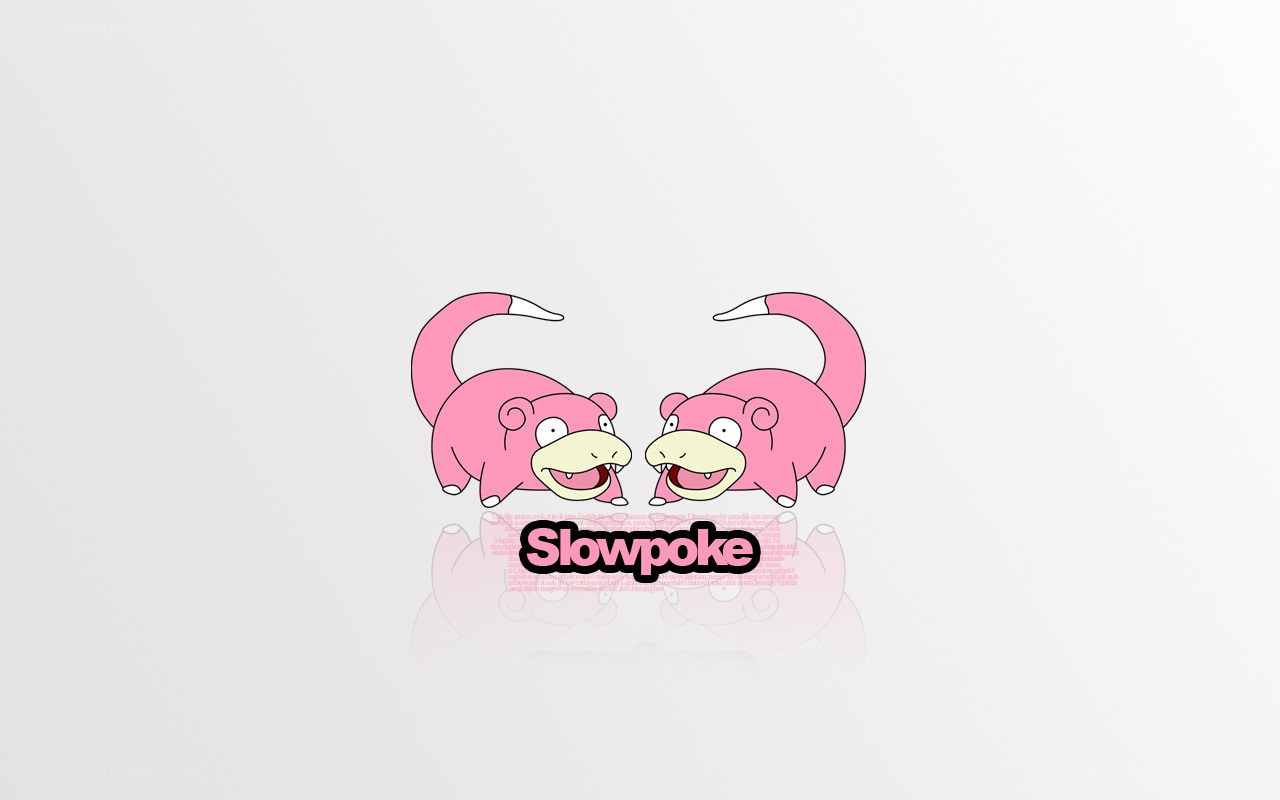 Two Slowpoke characters
