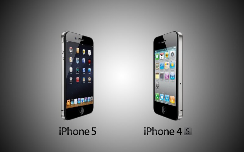 Two Smartphones Side by Side — Black