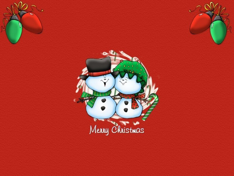 Two Snowmen Couple