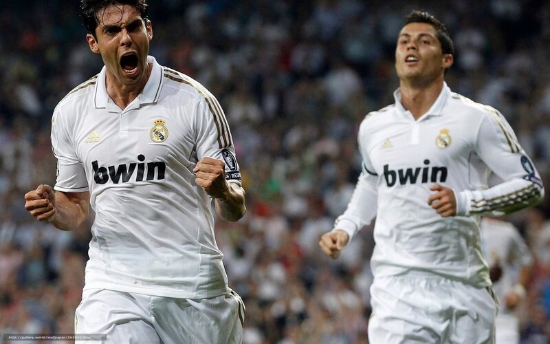 Two Soccer Players Celebrating — White, Energetic