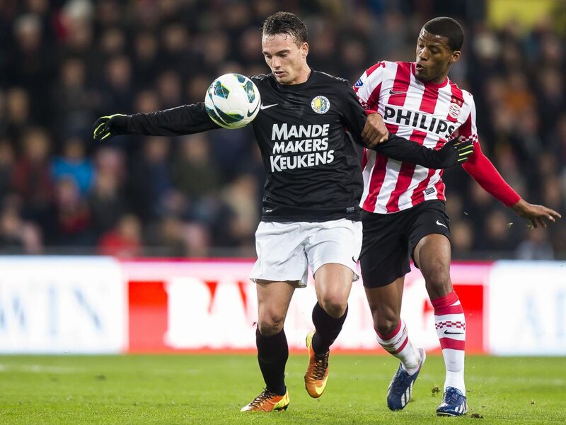 Two Soccer Players — Green, Competitive