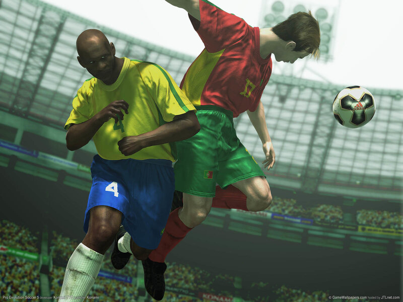 Two Soccer Players in Action