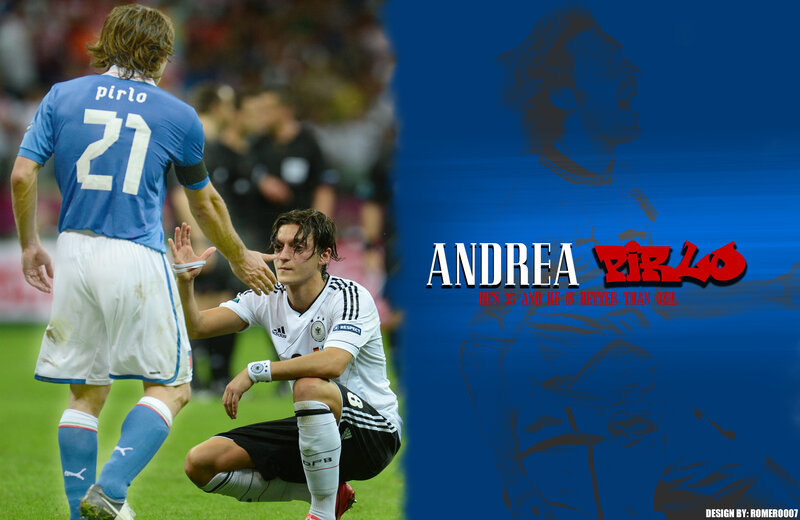 Two Soccer Players on Field — Blue