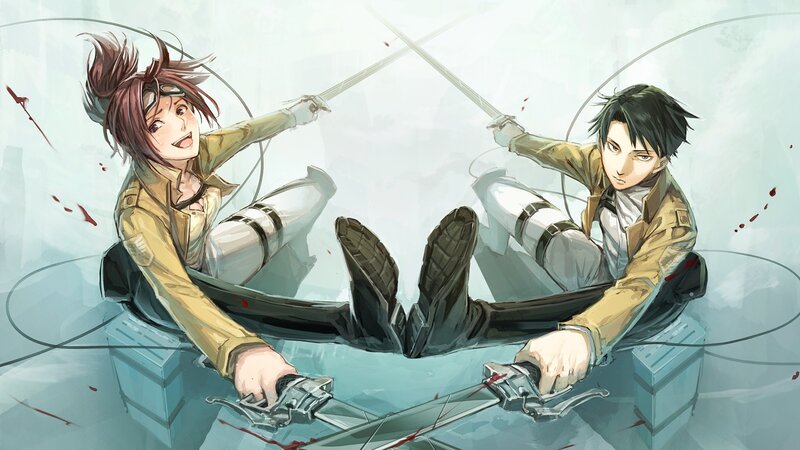 Two Soldiers Fighting — Blue