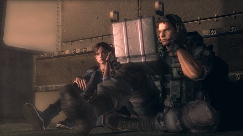 Two Soldiers in Combat Gear — Gray, Tense, 3d Render