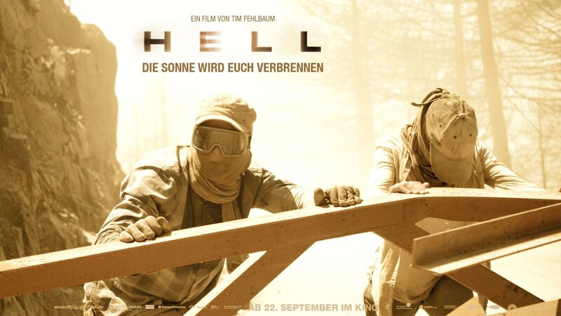 Two Soldiers in Desert — Brown, Dramatic, Afternoon