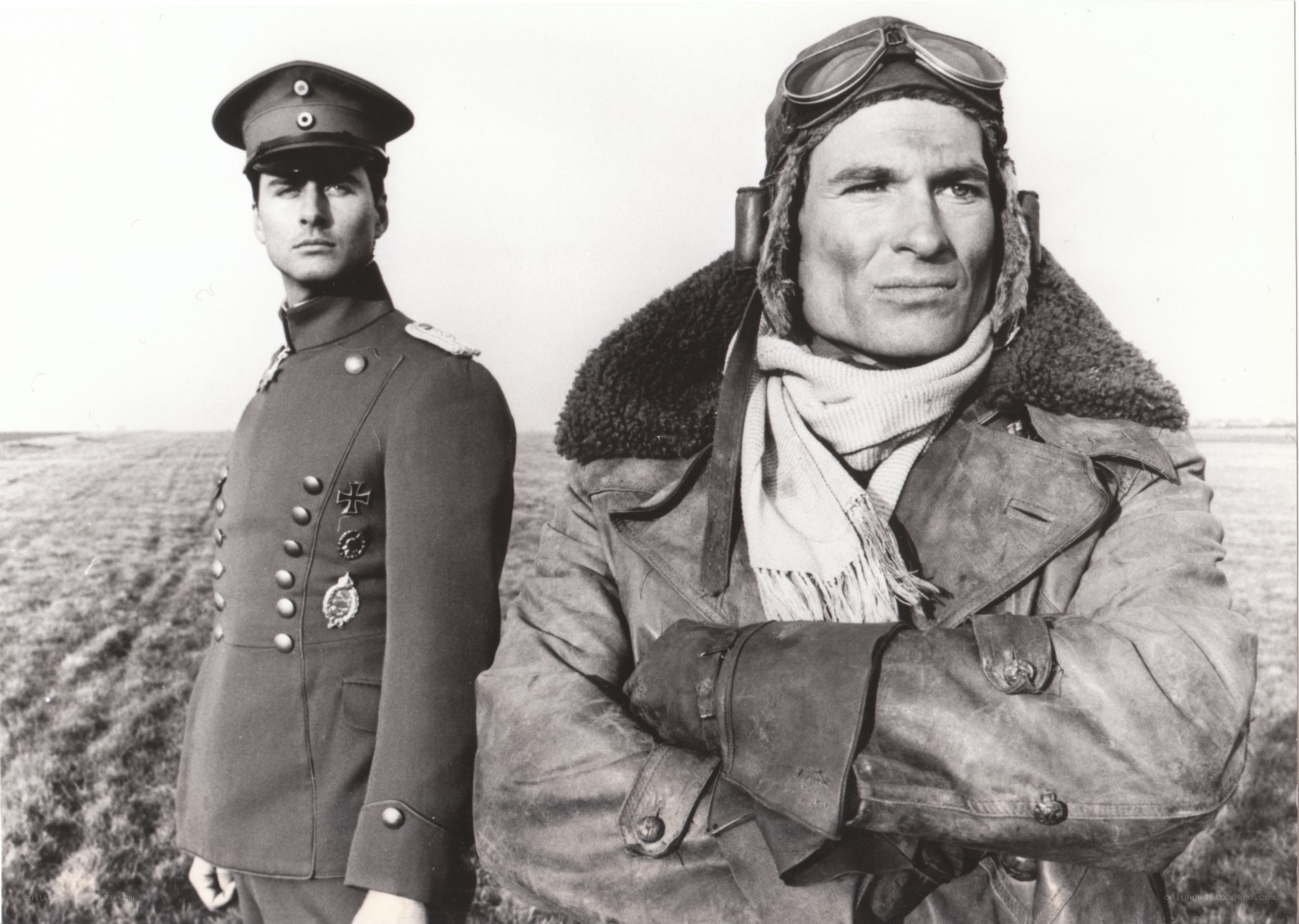 Two soldiers in uniform