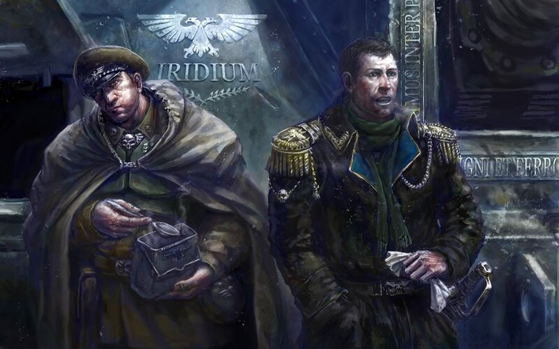 Two Soldiers in Uniform — Green