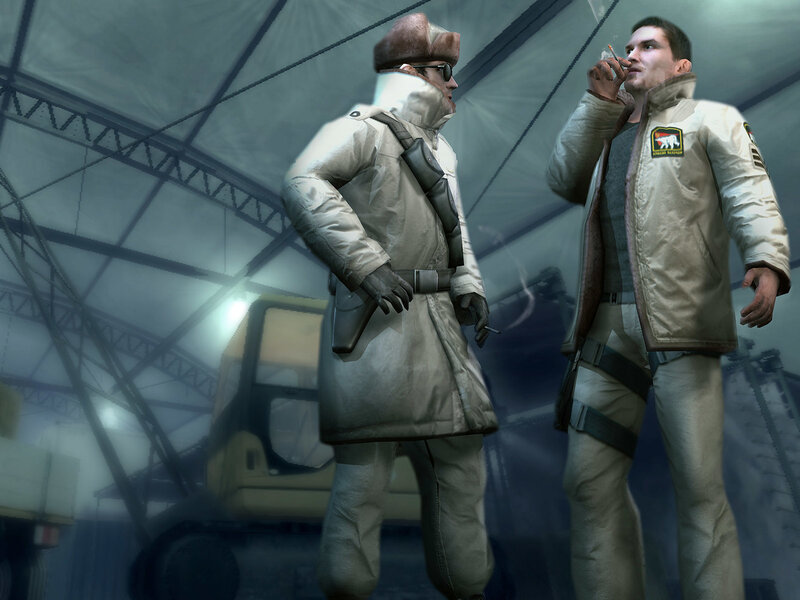 Two Soldiers in Winter Gear