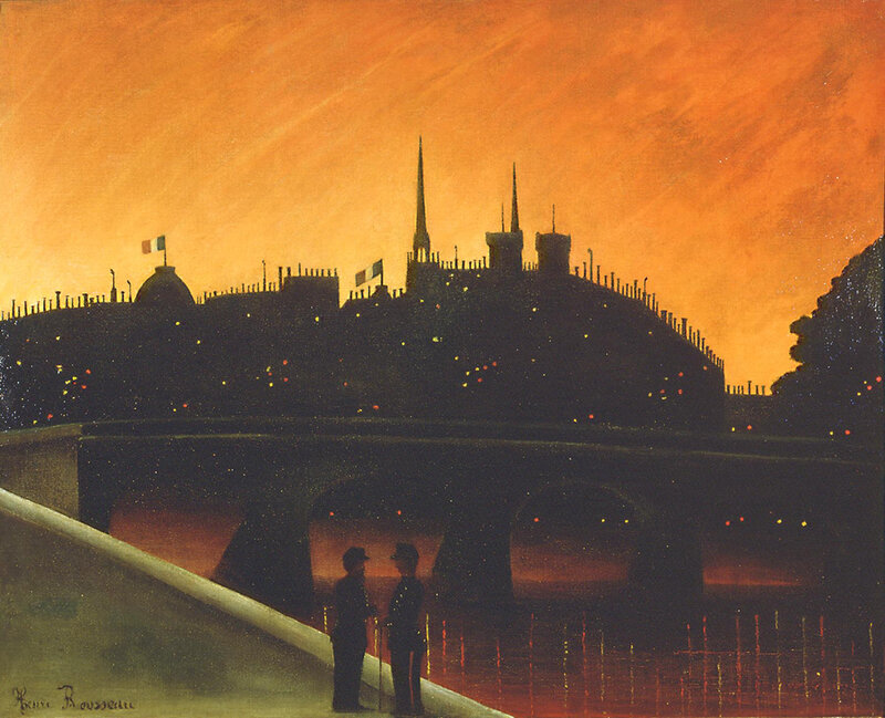 Two Soldiers on Bridge