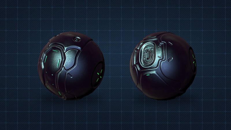 Two Spherical Robots