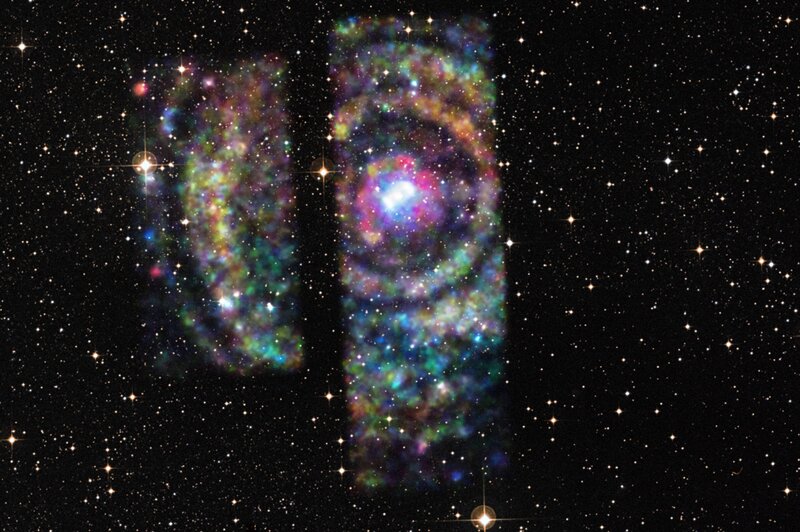 Two Spiral Galaxies — Black, Cosmic, Night, Photograph, Stars, Nebulae