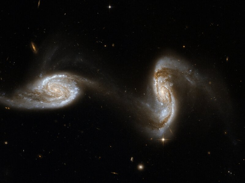 Two Spiral Galaxies