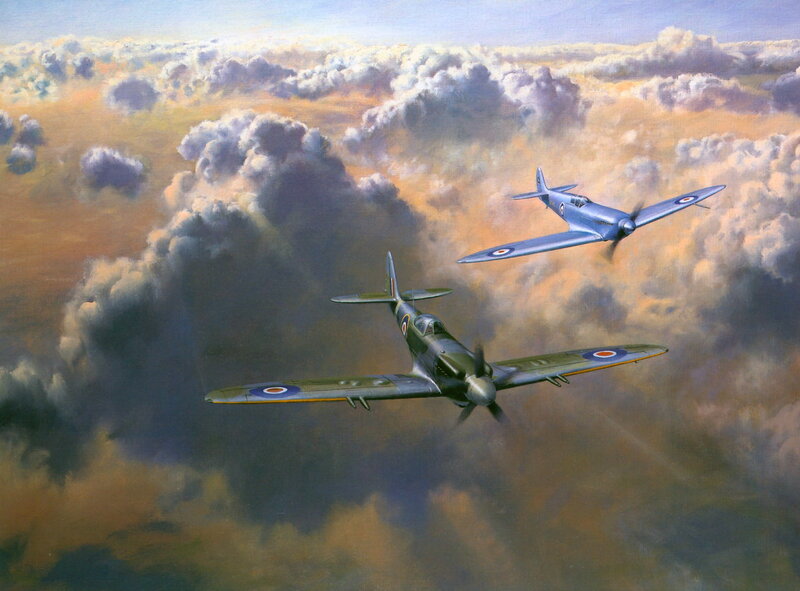 Two Spitfire Planes