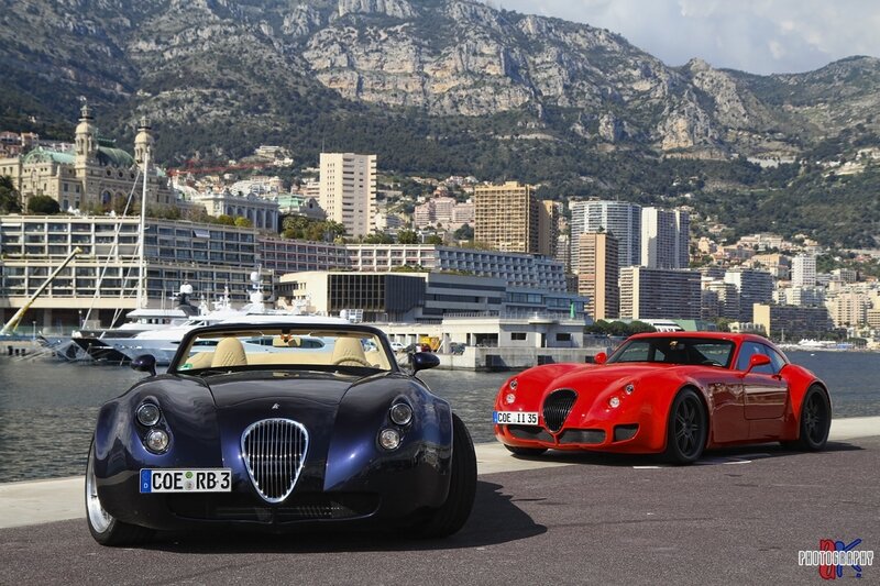 Two Sports Cars — Red