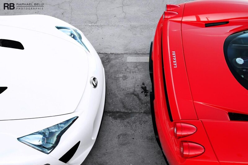 Two sports cars side by side