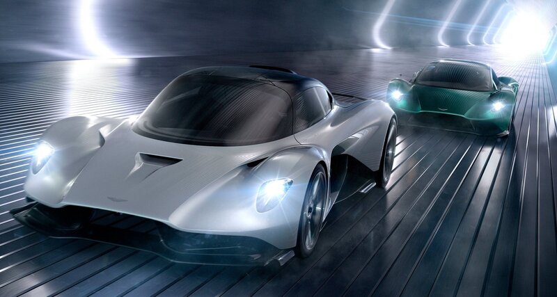 Two Sports Cars — Silver
