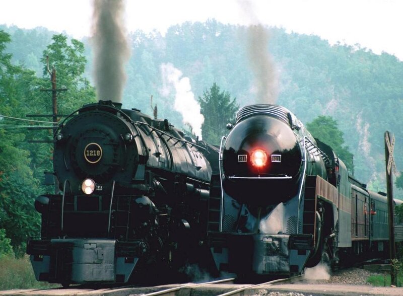 Two Steam Locomotives