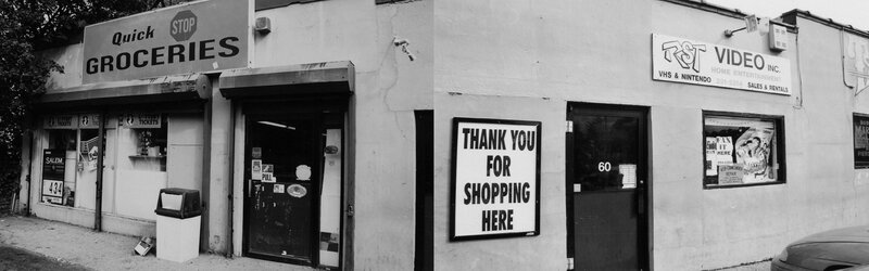 two storefronts side by side