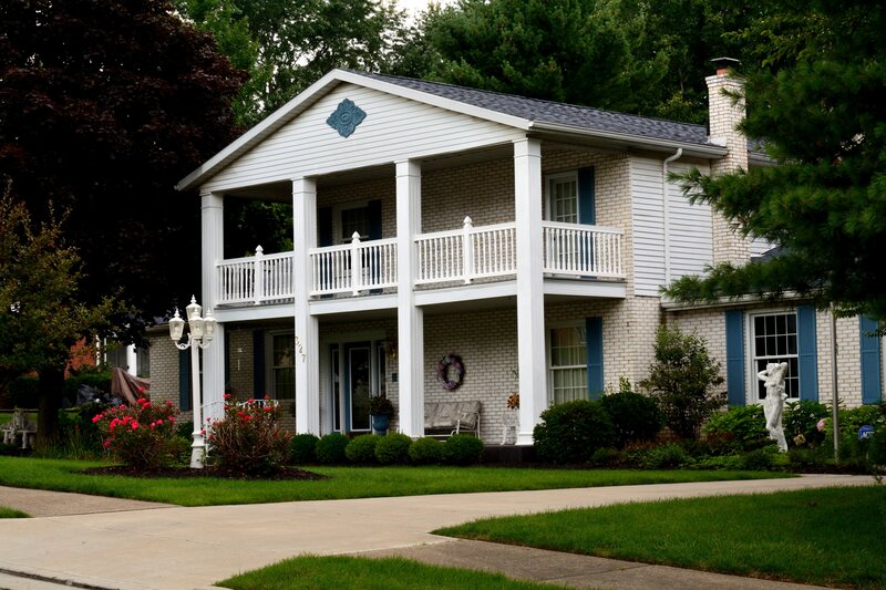 Two-story Brick House