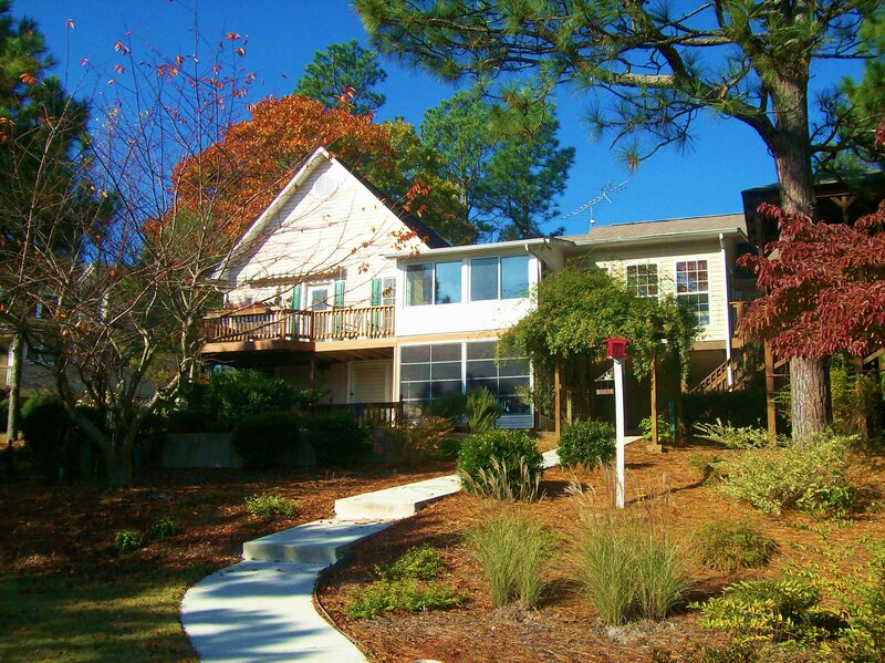 Two-story House with Deck
