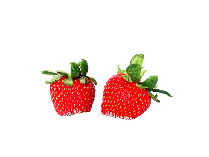 Two Strawberries — Red