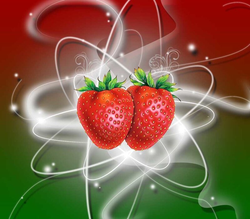 Two Strawberries