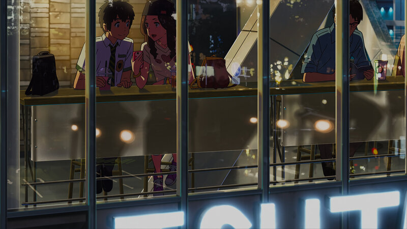 Two Students at a Cafe