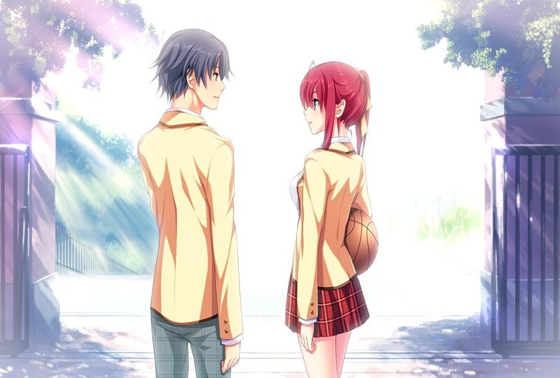 Two Students Facing Each Other — Yellow, Serene