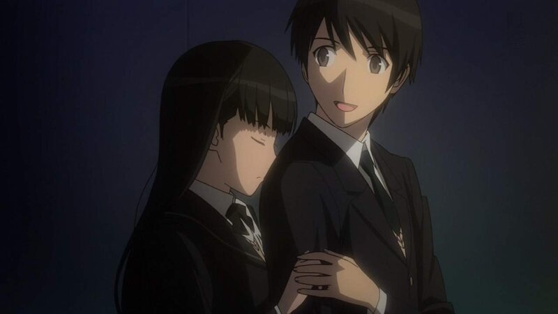 Two Students Hugging — Black