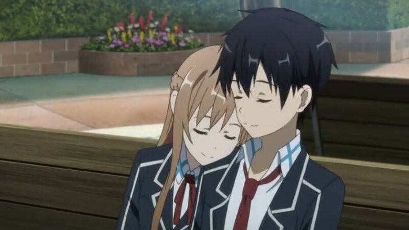 Two Students Hugging