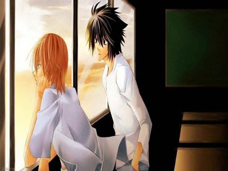 Two Students in Classroom — White