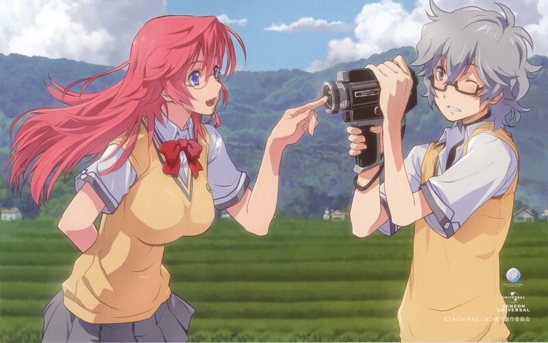 Two Students in Field