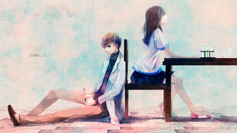 Two Students in Lab