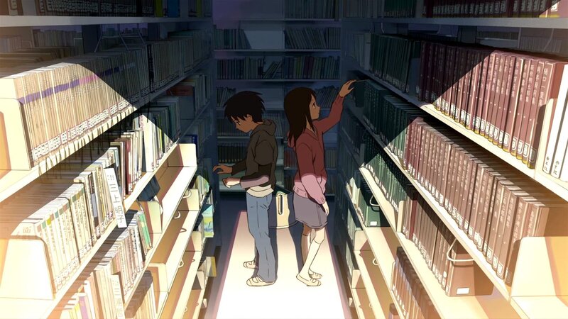 Two Students in Library