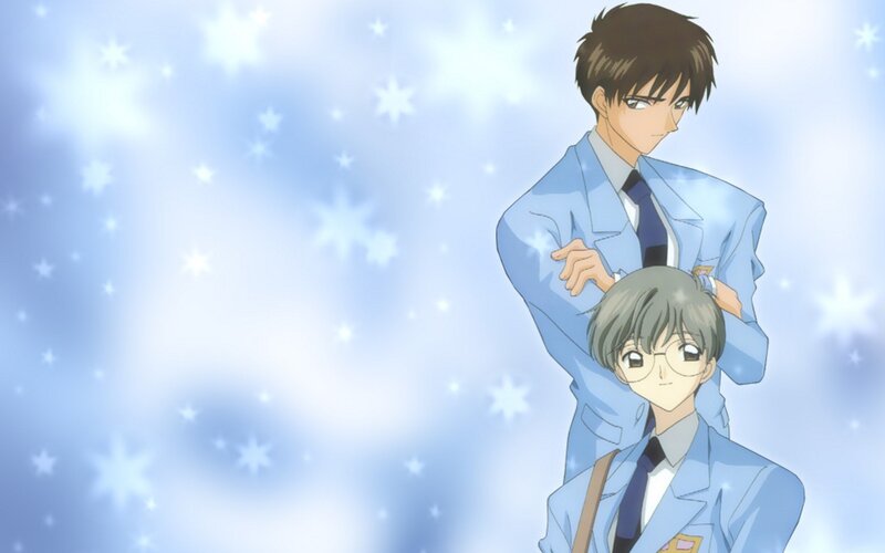 two students in school uniforms